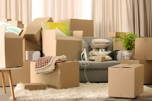Charity partnership items prepared for reuse and community donation