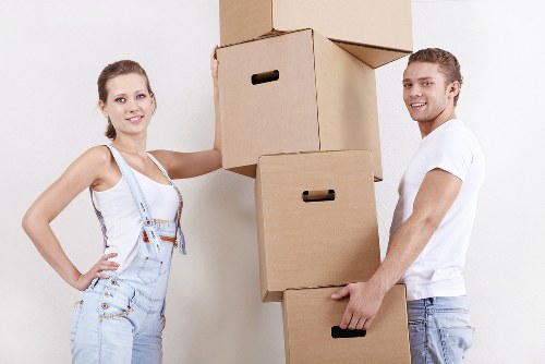 Removal team loading belongings for a Bowespark move