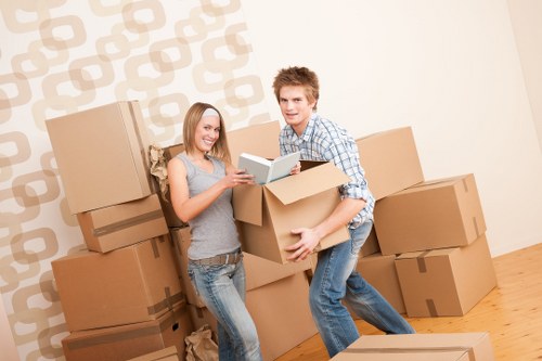 Commercial movers handling furniture and equipment in Bowespark